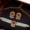 Multi Pearl Choker Set