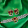 Multi Pearl Choker Set