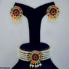 Multi Pearl Choker Set