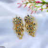 Tear Flower Drop Earrings Pair