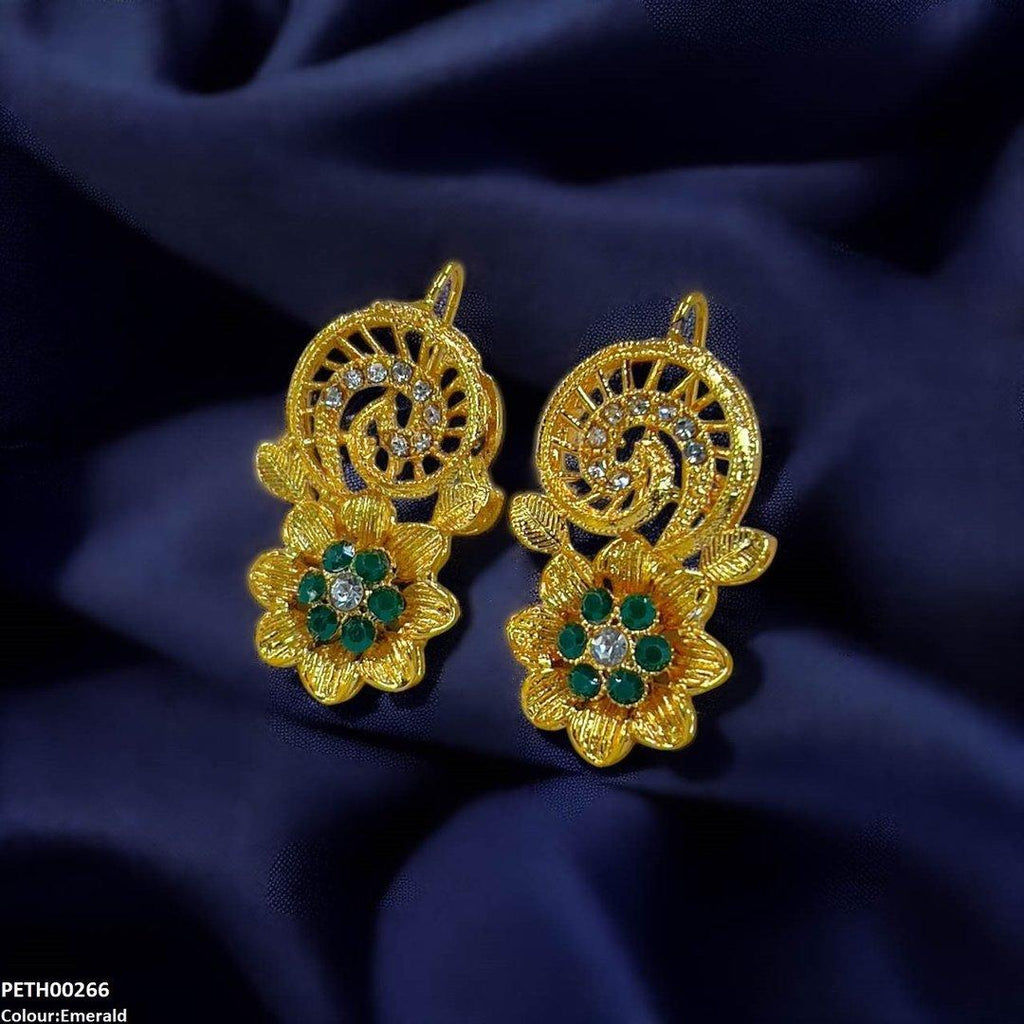 Spiral Flower Tops Pair
