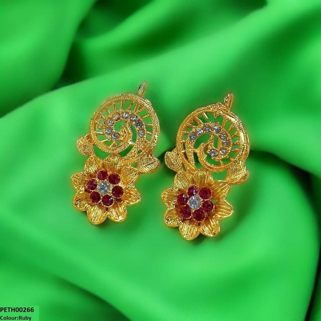 Spiral Flower Tops Pair
