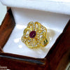 Flower Ring Adjustable