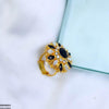 Tear/Round Flower Ring Adjustable Ring