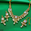 Rectangle/Tear Necklace Set