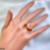 Round Sunburst Ring