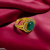 Round Sunburst Ring