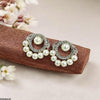 Round Pearl Drop Earrings