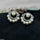 Round Pearl Drop Earrings
