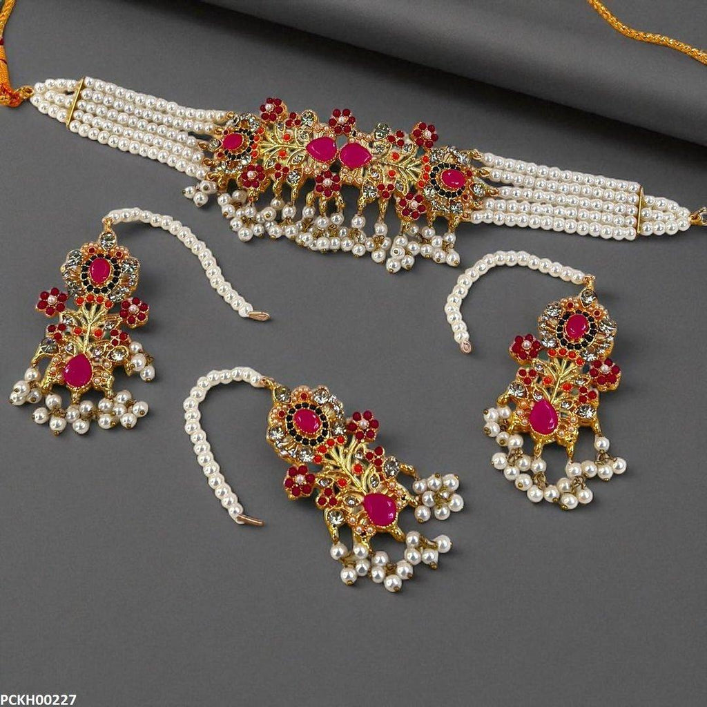 Flower Choker Set