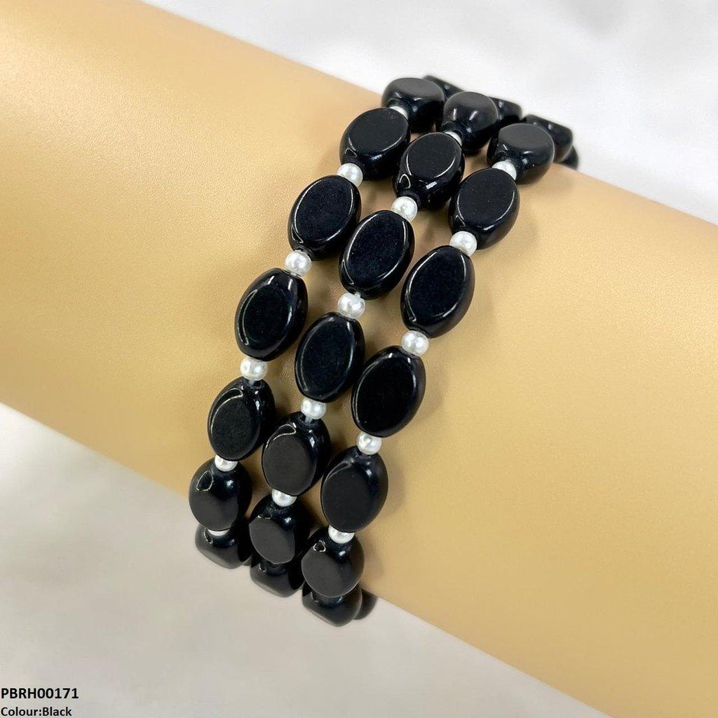 Triple Strand Beaded Bracelet