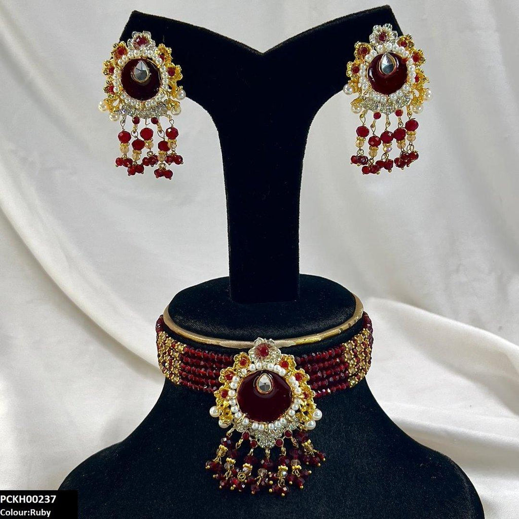 Tear/Flower Neck Choker Set