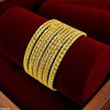 Double Rope Twist Bangles 6 Pcs Set