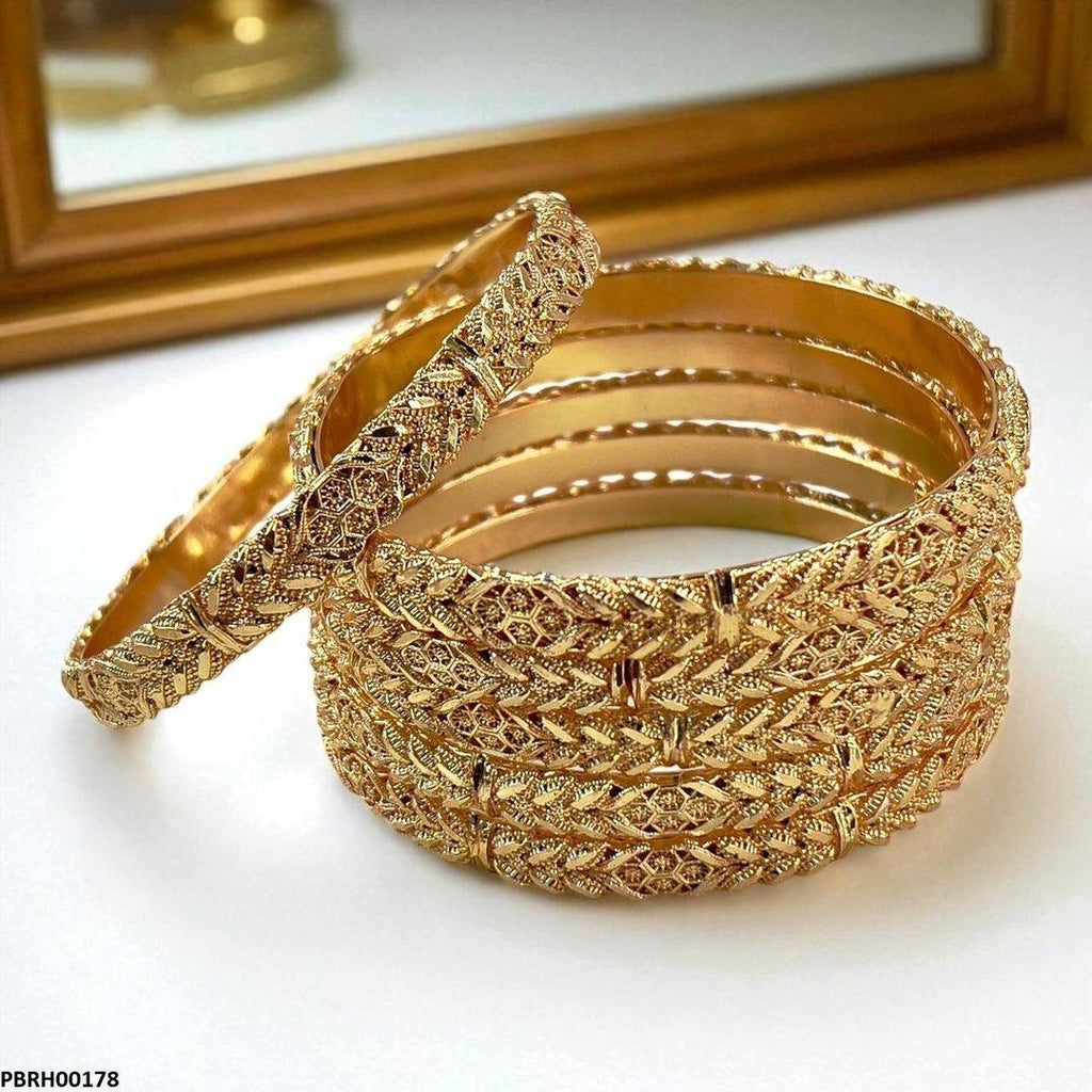 Rope Twist Bangles 6 Pcs Set