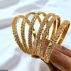 Rope Twist Bangles 6 Pcs Set