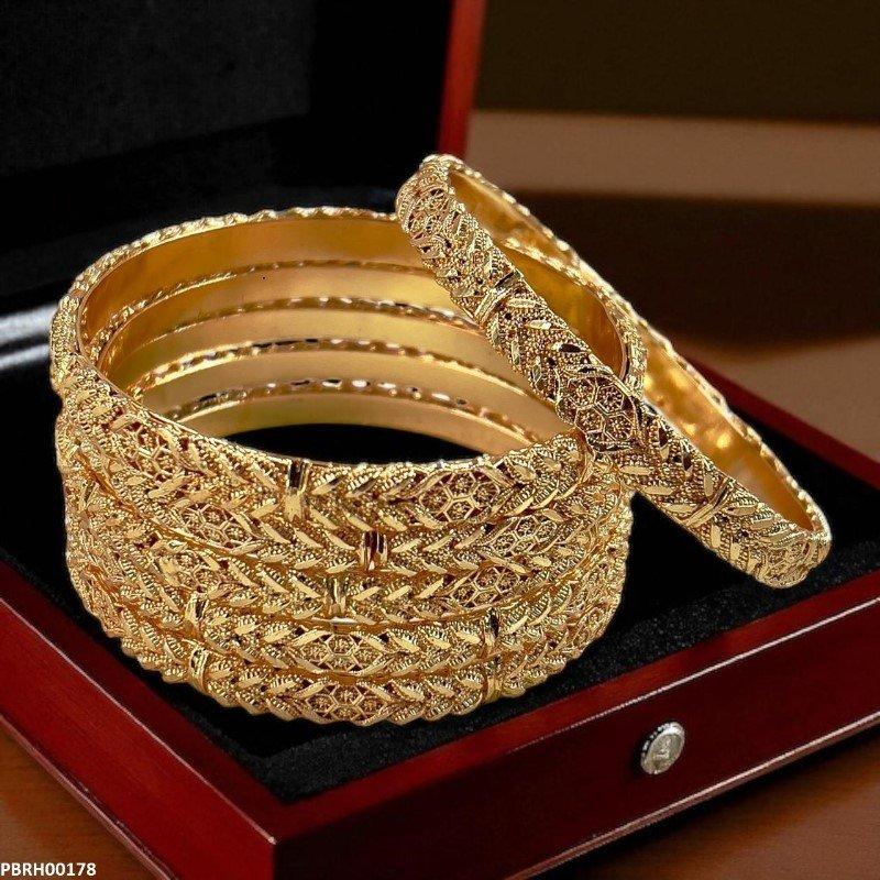 Rope Twist Bangles 6 Pcs Set