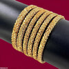 Rope Twist Bangles 6 Pcs Set