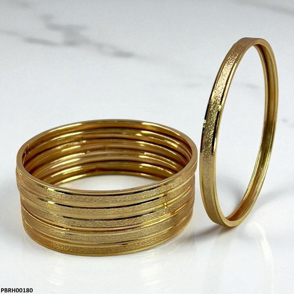 Plain Bangles 6 Pcs Set