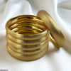 Sandblasted Bangles 6 Pcs Set