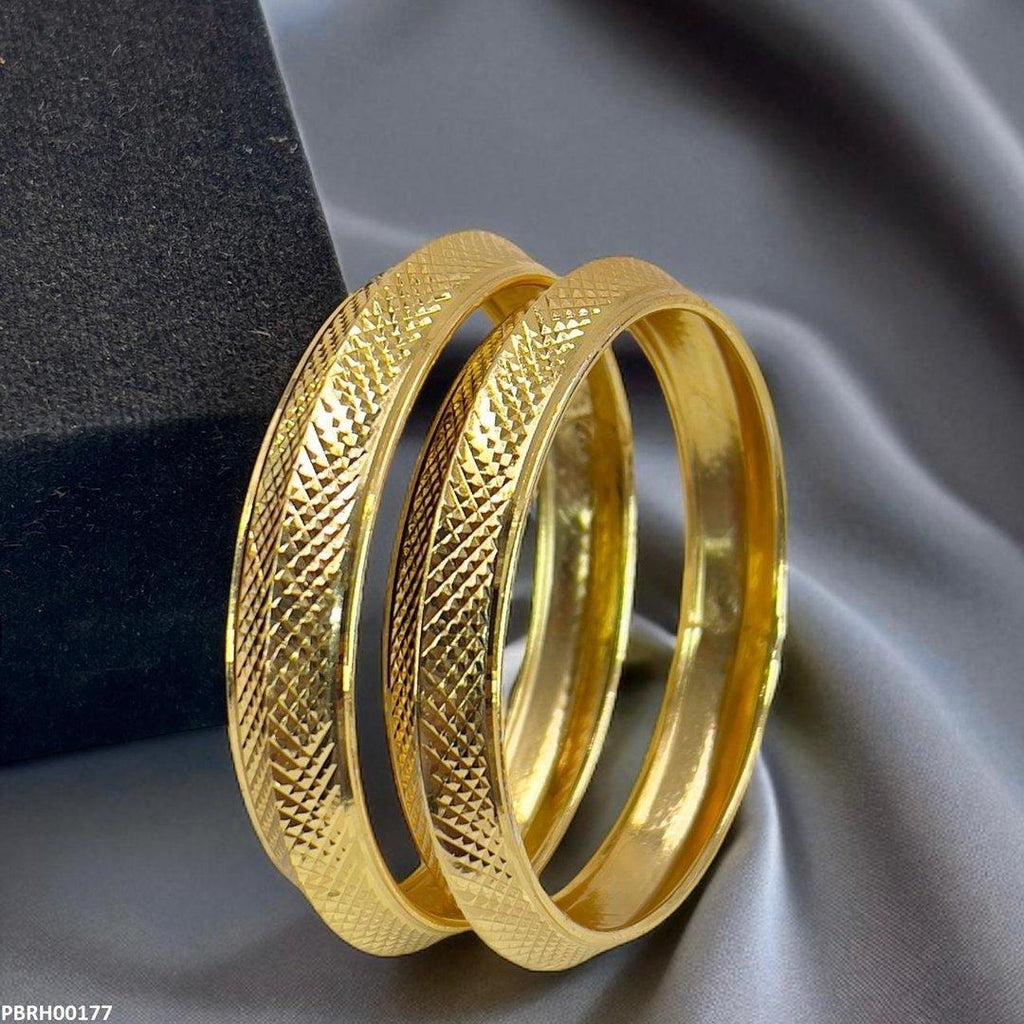Texture Bangles 2 Pcs Set