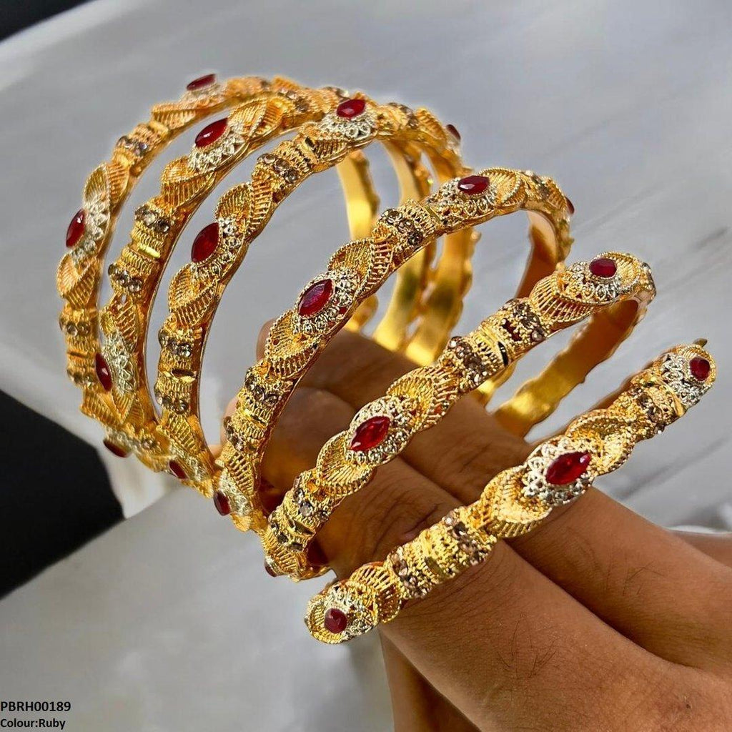 Marquise Bangles 6 Pcs Set