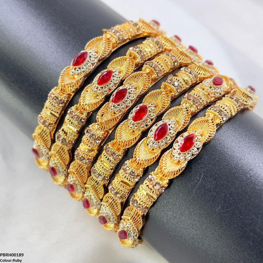 Marquise Bangles 6 Pcs Set