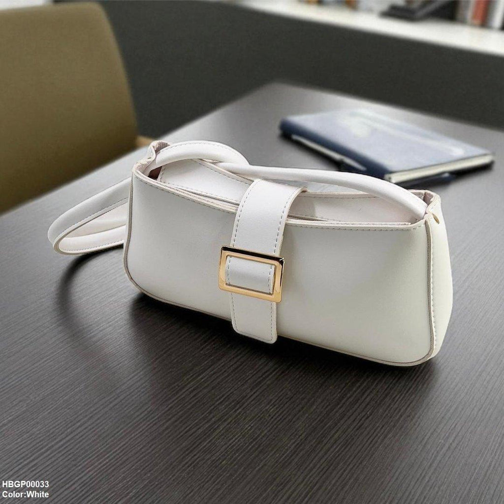 Midnight Buckle Armpit Ladies Hand Bag