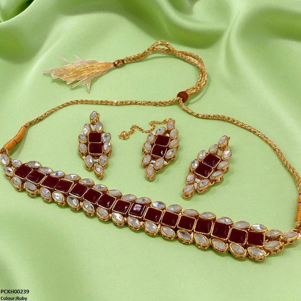Marquise Square Choker Set