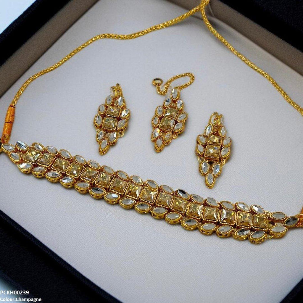 Marquise Square Choker Set