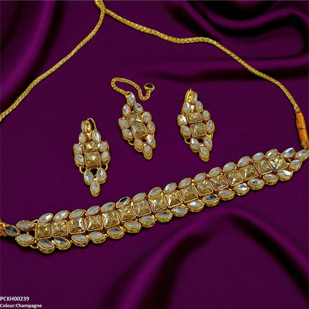 Marquise Square Choker Set