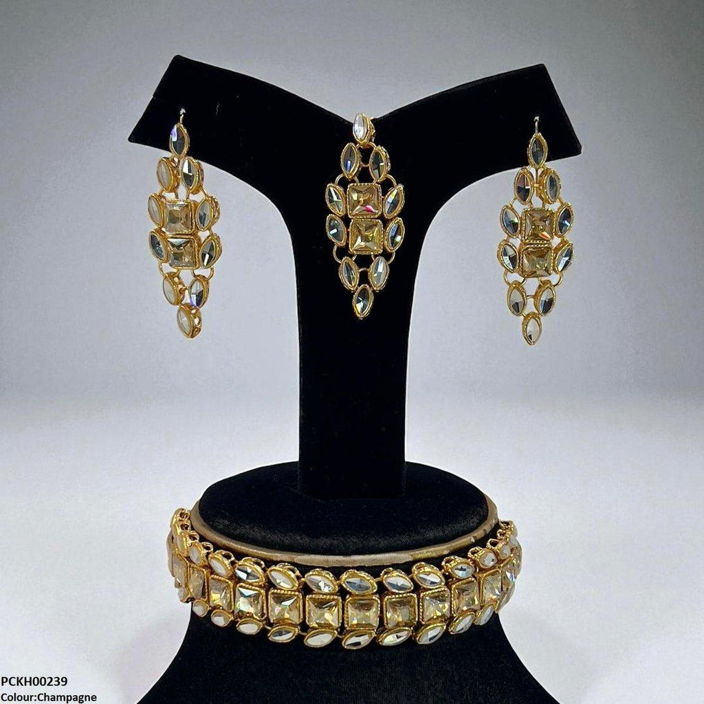 Marquise Square Choker Set