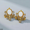 Oval Flower Tops Pair