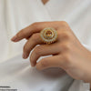 Round Marquise Ring Adjustable