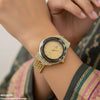 Round Shine Dial Watch