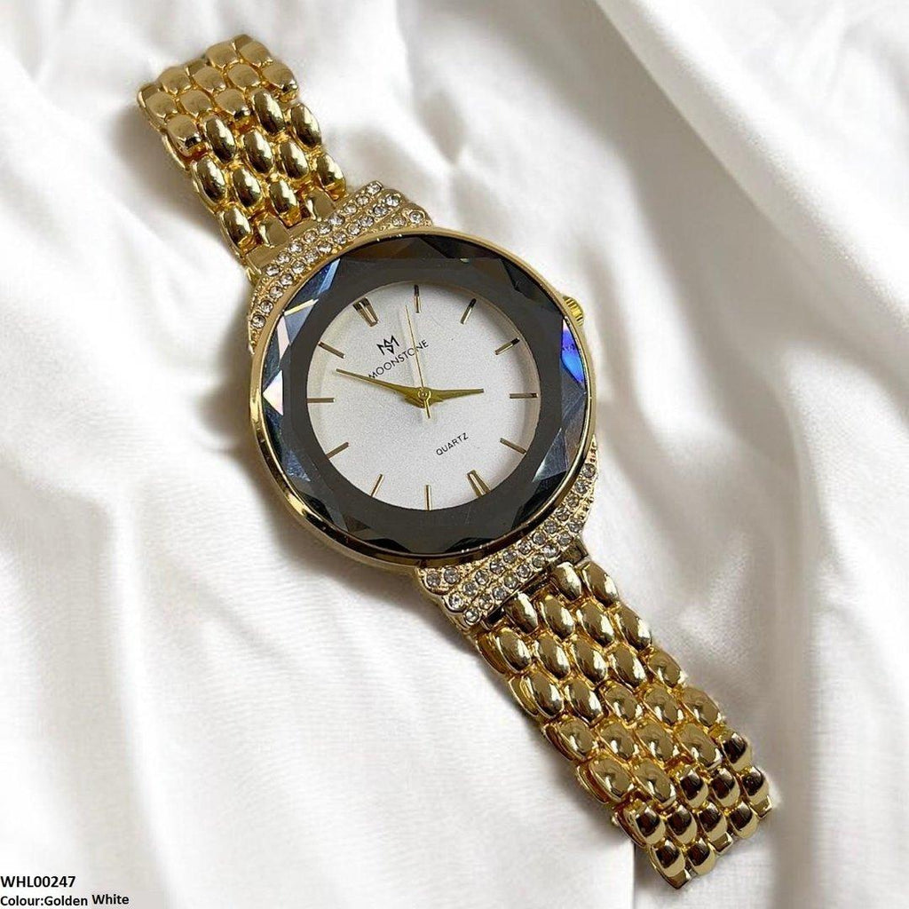 Round Shine Dial Watch