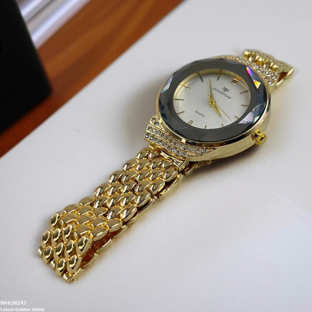 Round Shine Dial Watch