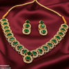 Rectangle Round Necklace Set