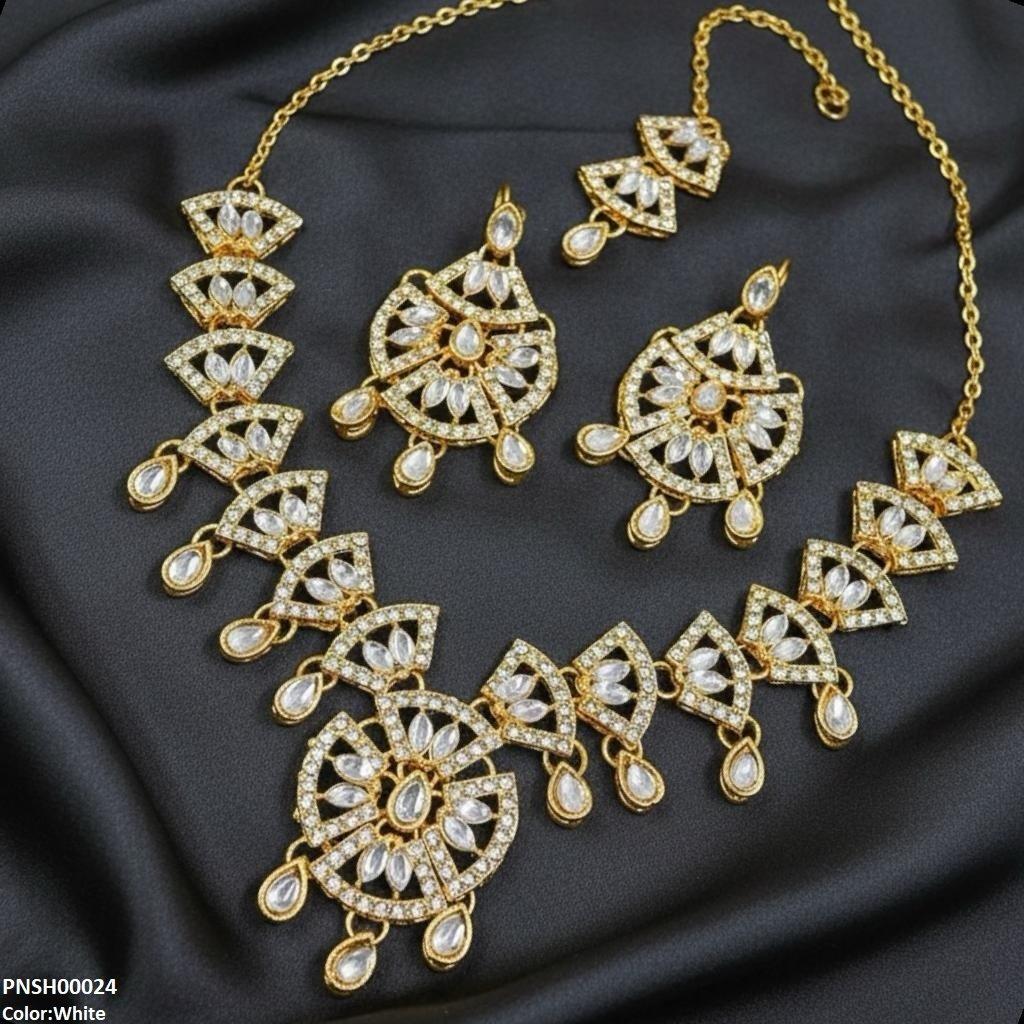 Marquise Tear Drop Necklace Set