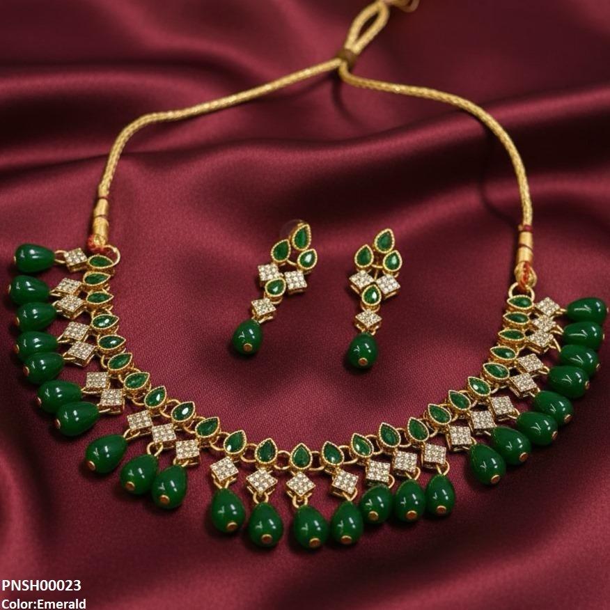 Tear Pearl Drop Necklace Set