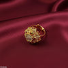 Round Flower Ring Adjustable