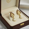 Tear Pearl Drop Earrings