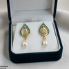 Tear Pearl Drop Earrings