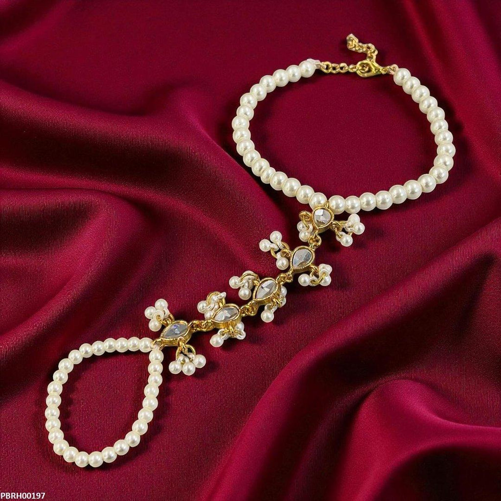 Pearl Flower Angla Bracelet Adjustable
