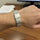 Square Stone Round Men's Watch