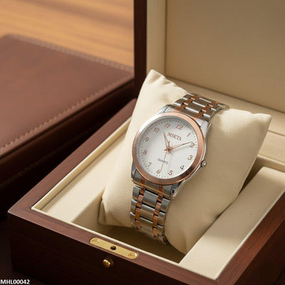 Round Bezel Dial Men's Watch