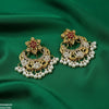 Moon Star Pearl Drop Earrings