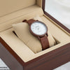 Star White Dial Rubber Strap Women's Watch