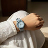 Round Flower Dial Rubber Strap Women's Watch