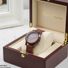 Round Flower Rubber Strap Women's Watch