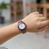 Flower Rubber Strap Women's Watch